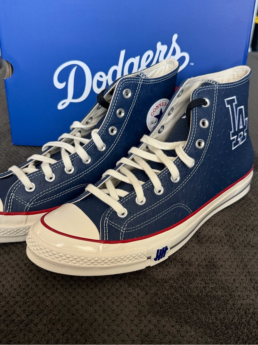 Converse Chuck Taylor All Star Undefeated Dodgers high tops size 12.